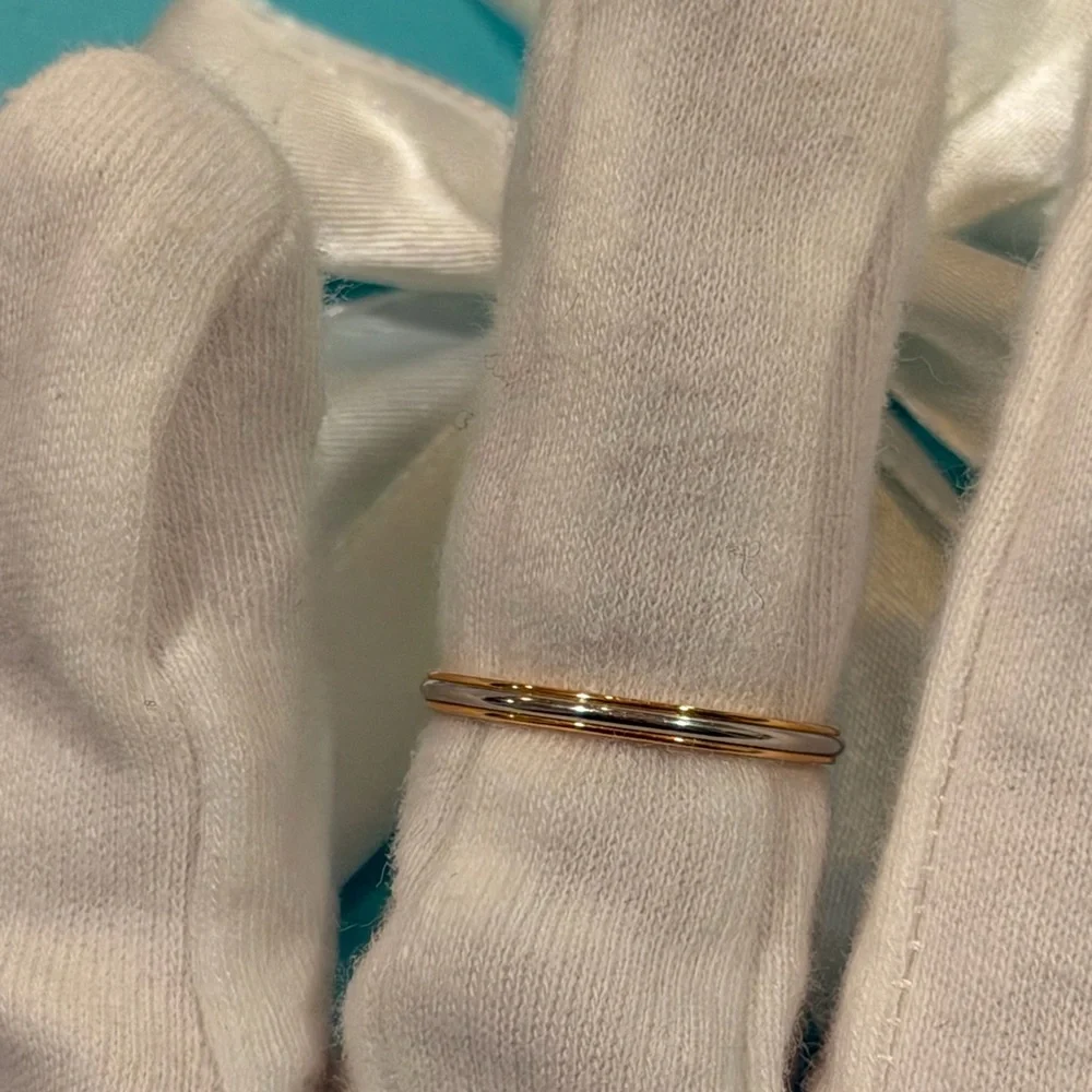 Tiffany & Co. Platinum and 18k Gold Ring